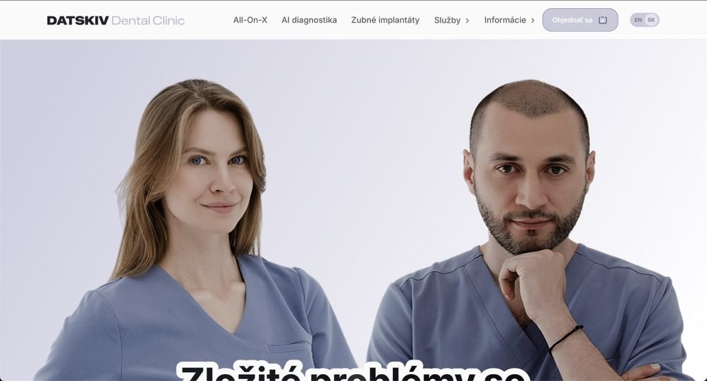 Wordpress website Datskiv Dental Clinic