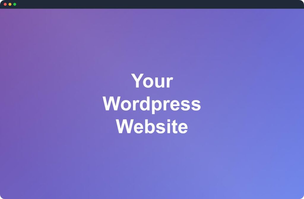 Wordpress website