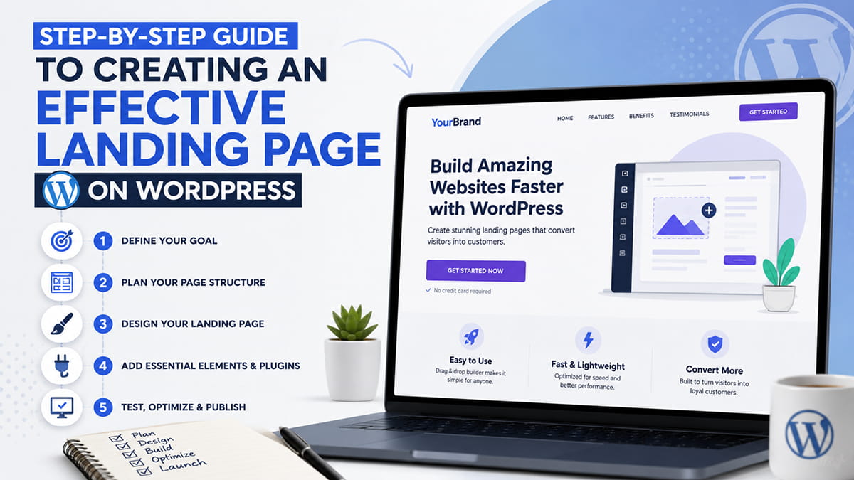 Step-by-Step Guide to Creating an Effective Landing Page on WordPress
