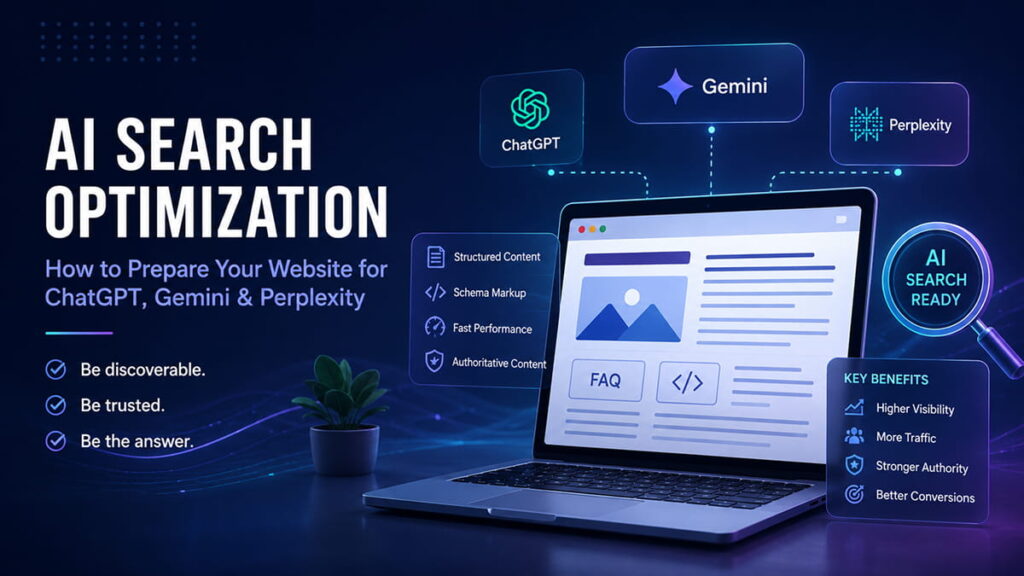 AI Search Optimization: How to Prepare Your Website for ChatGPT, Gemini, and Perplexity